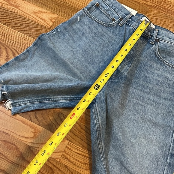 AGOLDE 90's Mid Rise Loose Short Swapmeet Jean Denim Shorts Size 26 NWT - Picture 9 of 14